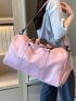 PU Travel Bag Waterproof Pink