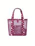 Floral Pattern Beach Bag Large Capacity