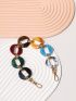 Chain Design Bag Strap Color Block