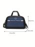 Letter Graphic Double Handle Travel Bag Large Capacity