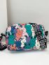 Cartoon Rabbit Graphic Square Bag Fashion