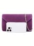 Minimalist Flap Clutch Bag