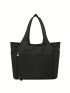 Medium Shopper Bag Minimalist Black