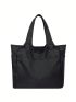 Medium Shopper Bag Minimalist Black