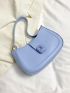 Minimalist Hobo Bag Small Blue