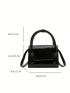 Minimalist Square Bag Mini Black