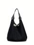 Solid Color Tote Bag Double Handle