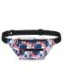 Mini Waist Bag Flower Pattern