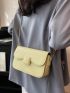 Small Square Bag Yellow Flap For Work