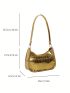 Crocodile Embossed Hobo Bag Mini Funky