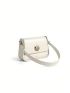 Genuine Leather Crossbody Bag Women's Square Shoulder Handbag