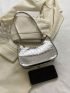 Crocodile Embossed Hobo Bag Mini Funky