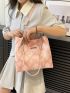 Fashion Women's Shoulder Bag Solid Color Women's Bag Handbag