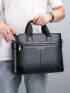 Large Capacity Men Briefcase Double Handle