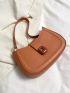 Small Hobo Bag Solid Color Minimalist Style