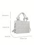 Quilted Square Bag Mini White