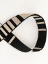 Colorblock Bag Strap Striped Pattern Adjustable