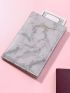 Simple Marble Pattern Passport Case, Women's Classic PU Passport Holder