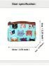 Cartoon Pattern Coin Purse Zipper