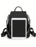 Small Flap Backpack Solid Color