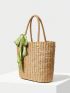 PREMIUM RAFFIA STRAW TOTE BAG