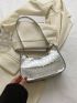 Crocodile Embossed Hobo Bag Mini Funky