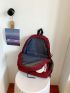 Drawstring Design Classic Backpack Medium With Coin Purse