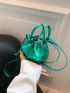 Crocodile Embossed Bucket Bag Mini Funky