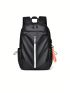 Black Laptop Backpack Minimalist Adjustable Strap For Daily