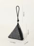 Mini Novelty Bag Black Rhinestone Decor For Party