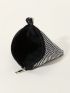 Mini Novelty Bag Black Rhinestone Decor For Party