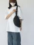 Medium Fanny Pack Minimalist Black