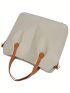 Women Handbag Soft PU Shopper Tote Bag Large Shoulder Bag