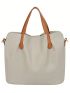 Women Handbag Soft PU Shopper Tote Bag Large Shoulder Bag