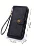 New PU Women Wallet Female Long Casual Purse Large Capacity Money Bag Coin Card Holder