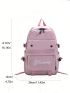 Letter Graphic Classic Backpack Medium Zipper