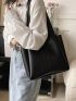 Minimalist Shoulder Tote Bag Small Elegant