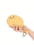 Cartoon Graphic Coin Purse Genuine Leather