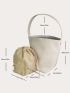 Minimalist Bucket Bag With Inner Pouch