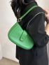 Small Hobo Bag Solid Color Fashion Style