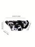 Medium Waist Bag Cow Pattern