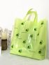 Large Capacity Tote Bag Avocado Double Handle