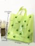 Large Capacity Tote Bag Avocado Double Handle