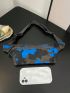 Camo Pattern Fanny Pack With Zipper