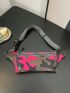 Camo Pattern Fanny Pack With Zipper