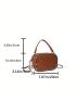 Mini Square Bag Studded Decor Chain Strap Top Handle