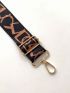 Letter Graphic Bag Strap Adjustable