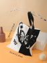 Butterfly Graphic Shopper Bag