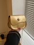 Mini Flap Saddle Bag Metallic Funky