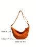 Medium Hobo Bag Orange Fashionable For Daily